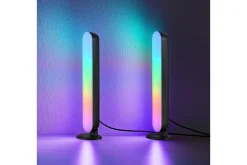 Trio Lighting Nattbordslampe|Bordlampe-Game LED Bordlampe 2-pack RGB Svart