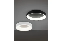 Trio Lighting Taklampe|Kjøkkenlampe-Girona LED plafond 60cm Matt svart