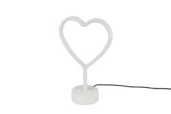 Trio Lighting Heart LED bordlampe hvit