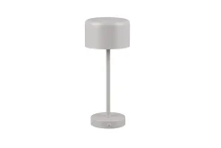 Trio Lighting Jeff LED Bordlampe grå oppladbar