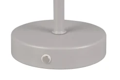 Trio Lighting Jeff LED Bordlampe grå oppladbar