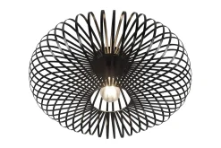 Trio Lighting Taklampe-Johann plafond E27 50 cm Matt svart
