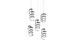Trio Lighting Kjøkkenlampe-Laola LED Taklampe 5L 4000K Krom