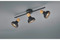 Trio Lighting Spotlights & Downlights-Latika Spotlight 3L E14 Matt Svart/Tre Mattsvart,tre