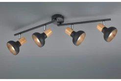 Trio Lighting Latika Spotlight 4L E14 Matt Svart/Tre