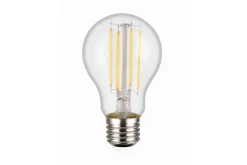 Trio Lighting Led-Belysning|Lyspærer-LK LED E27 Filament Classic 7W 806lm 4000K Transparent Dimmer Klar Glass