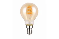 Trio Lighting Led-Belysning|Lyspærer-LK LED E14 filament klassisk 4W 150lm 1800K Brun