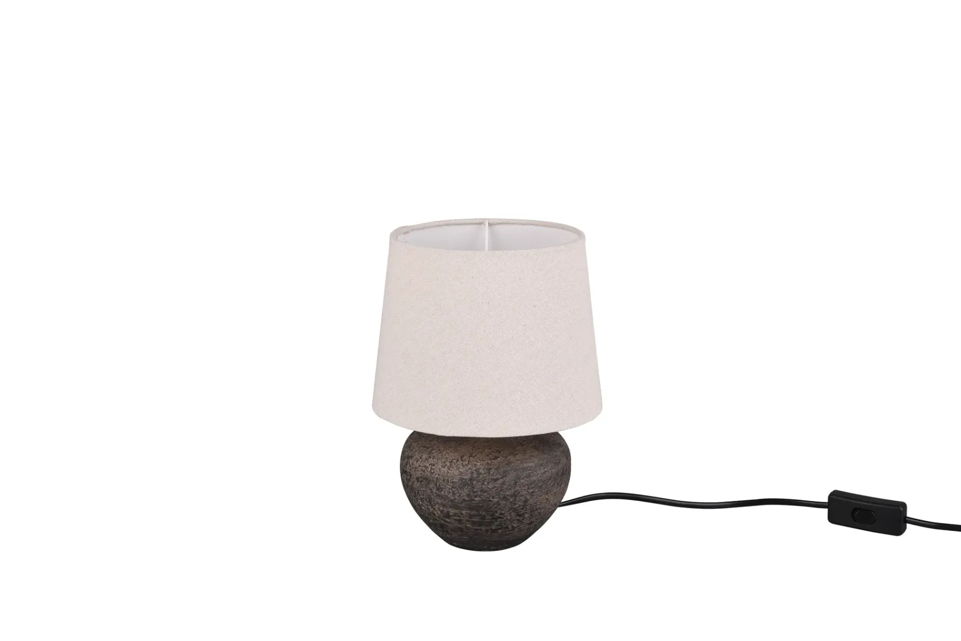 Trio Lighting Bordlampe-Lou bordlampe 18cm E14 brun Brun,Hvit