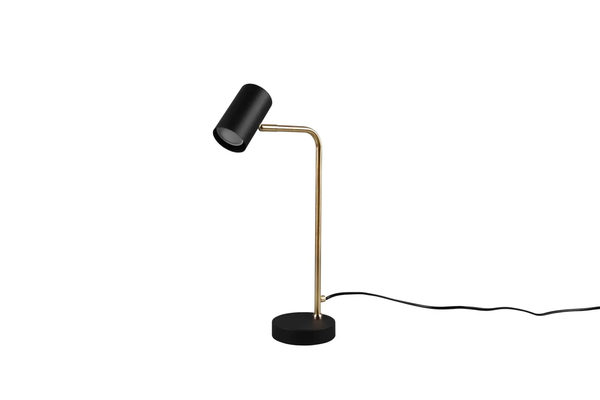 Trio Lighting Marley bordlampe GU10 matt messing/matt svart