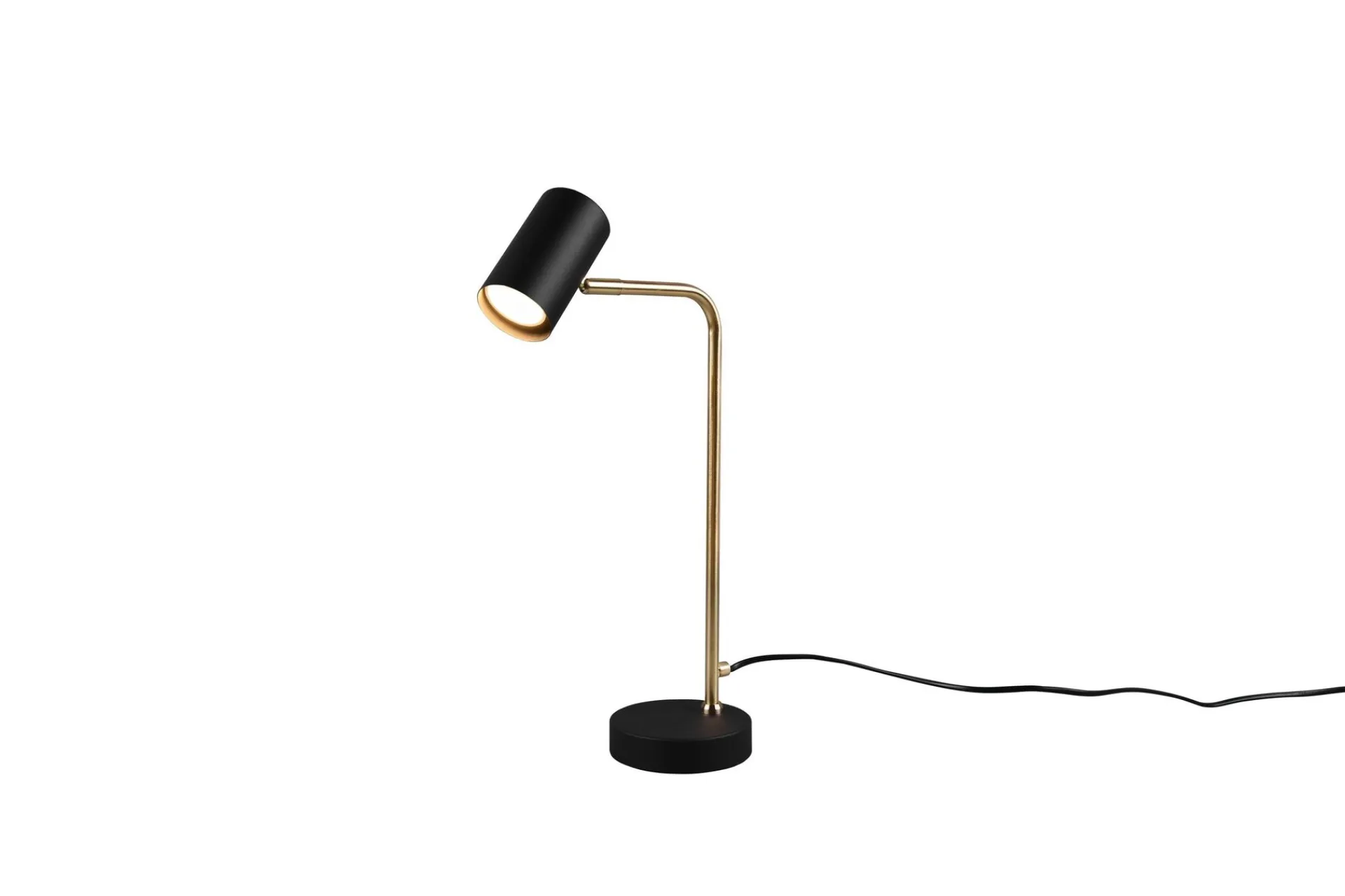 Trio Lighting Marley bordlampe GU10 matt messing/matt svart