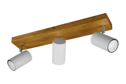 Trio Lighting Marley spot 3L GU10 matt hvit/tre