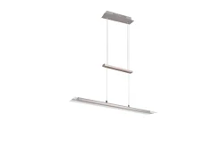 Trio Lighting Kjøkkenlampe-Milos LED Taklampe Børstet stål