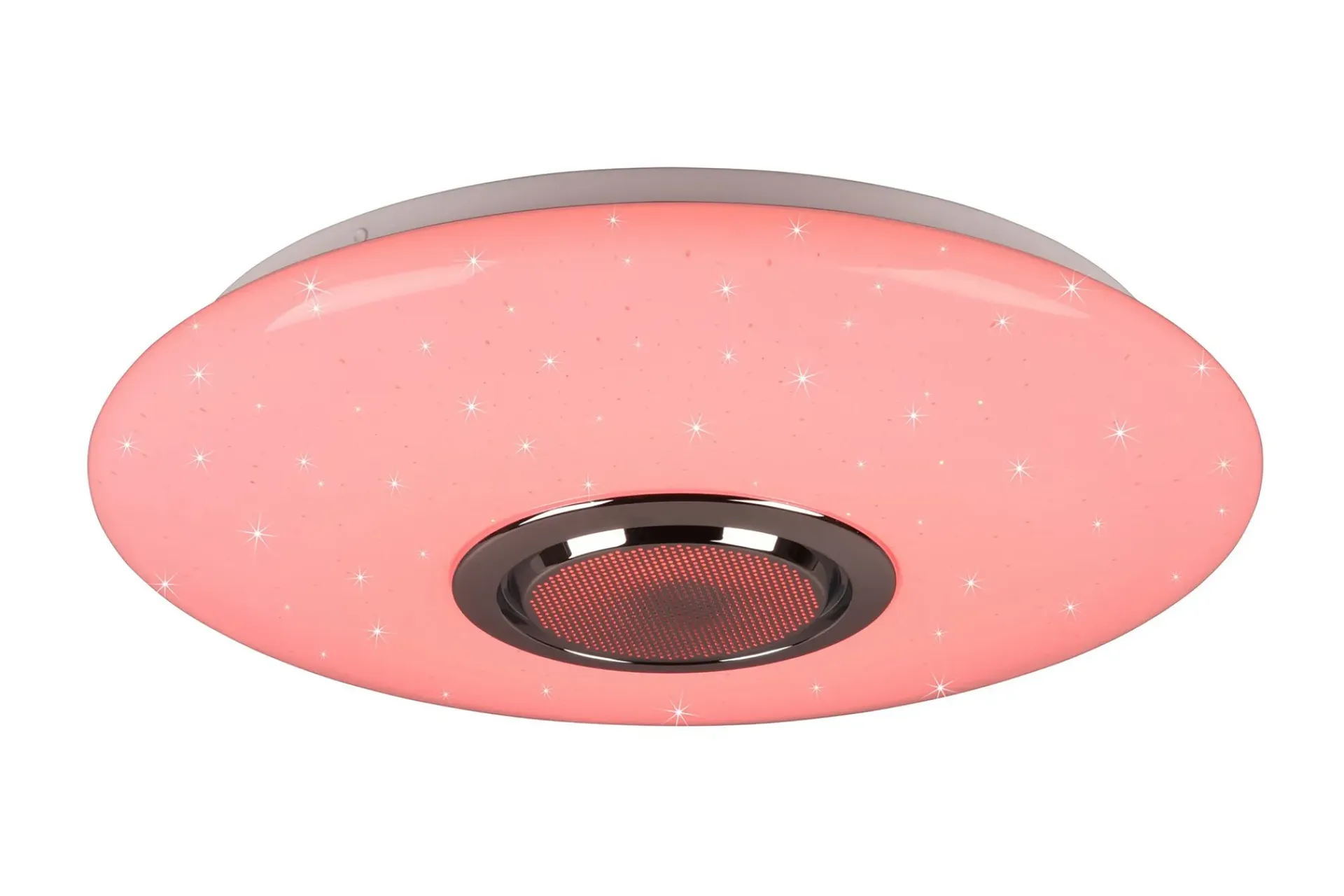 Trio Lighting Taklampe|Stuelampe-Musica LED plafond med Bluetooth-høyttaler RGBW Hvit