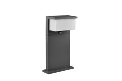 Trio Lighting Pullert-Nestos LED Pullert 45 cm antrasitt bevegelsessensor Antracit