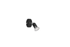Trio Lighting Spotlights & Downlights-Paris spotlight 1L GU10 Matt svart