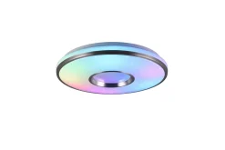 Trio Lighting Barnelampe-Realta LED Taklampe 39 cm RGBW Børstet Aluminium