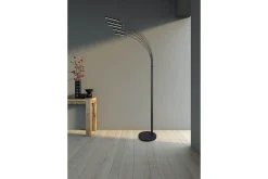 Trio Lighting Reed LED gulvlampe børstet