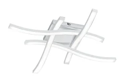 Trio Lighting Taklampe|Kjøkkenlampe-Route LED plafond 4L Matt hvit