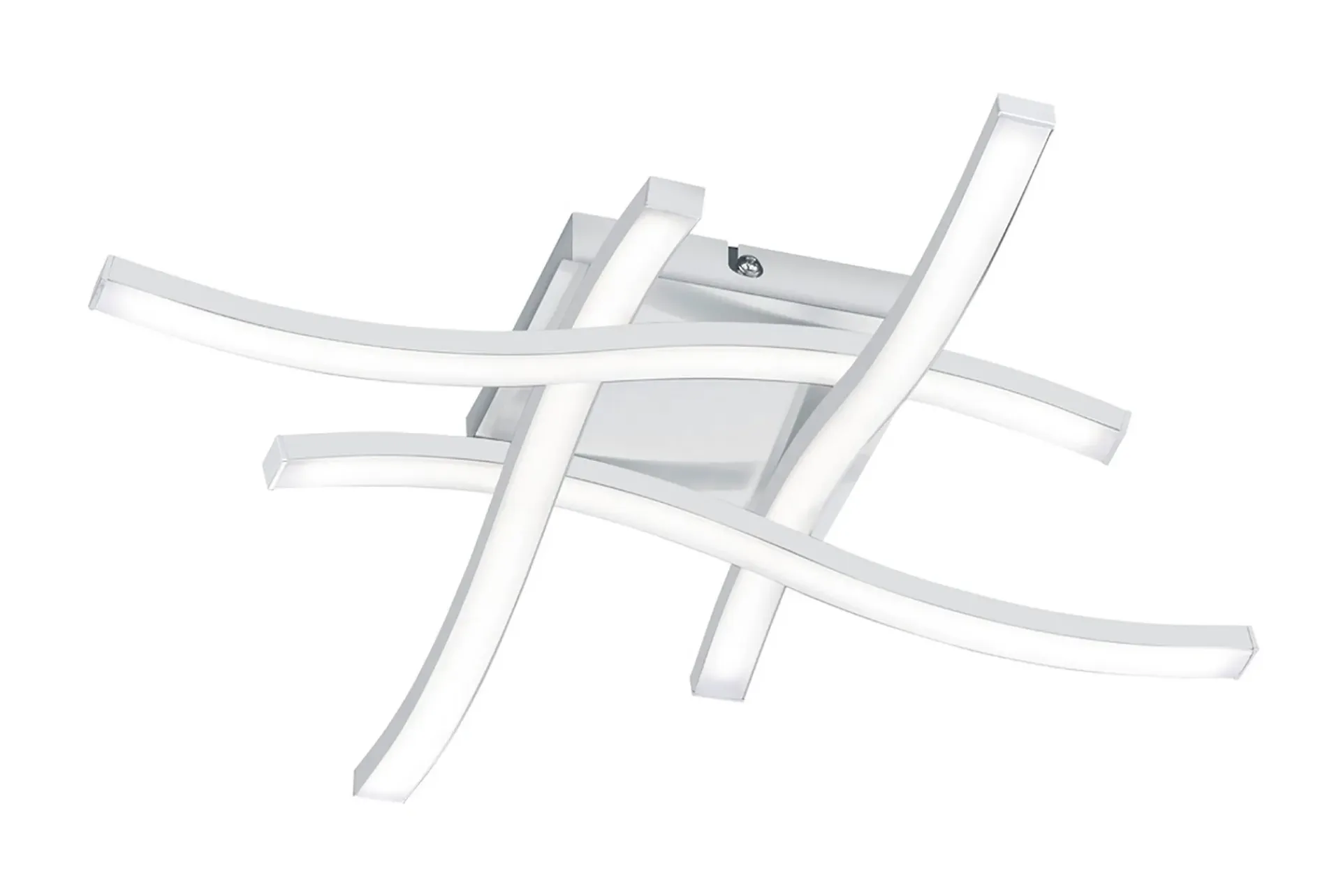 Trio Lighting Route LED plafond 4L matt sort