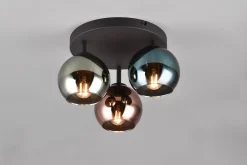Trio Lighting Taklampe|Stuelampe-Sheldon plafond 3L E14 flerfarget Flerfärgad