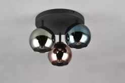 Trio Lighting Taklampe|Stuelampe-Sheldon plafond 3L E14 flerfarget Flerfärgad