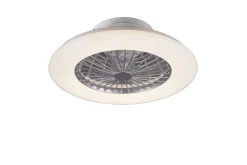 Trio Lighting Taklampe|Stuelampe-Stralsund LED tak-/veggvifte hvit Titan