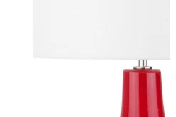 Bordlampe|Vinduslampe-Triversa Bordlampe 32 cm Rød