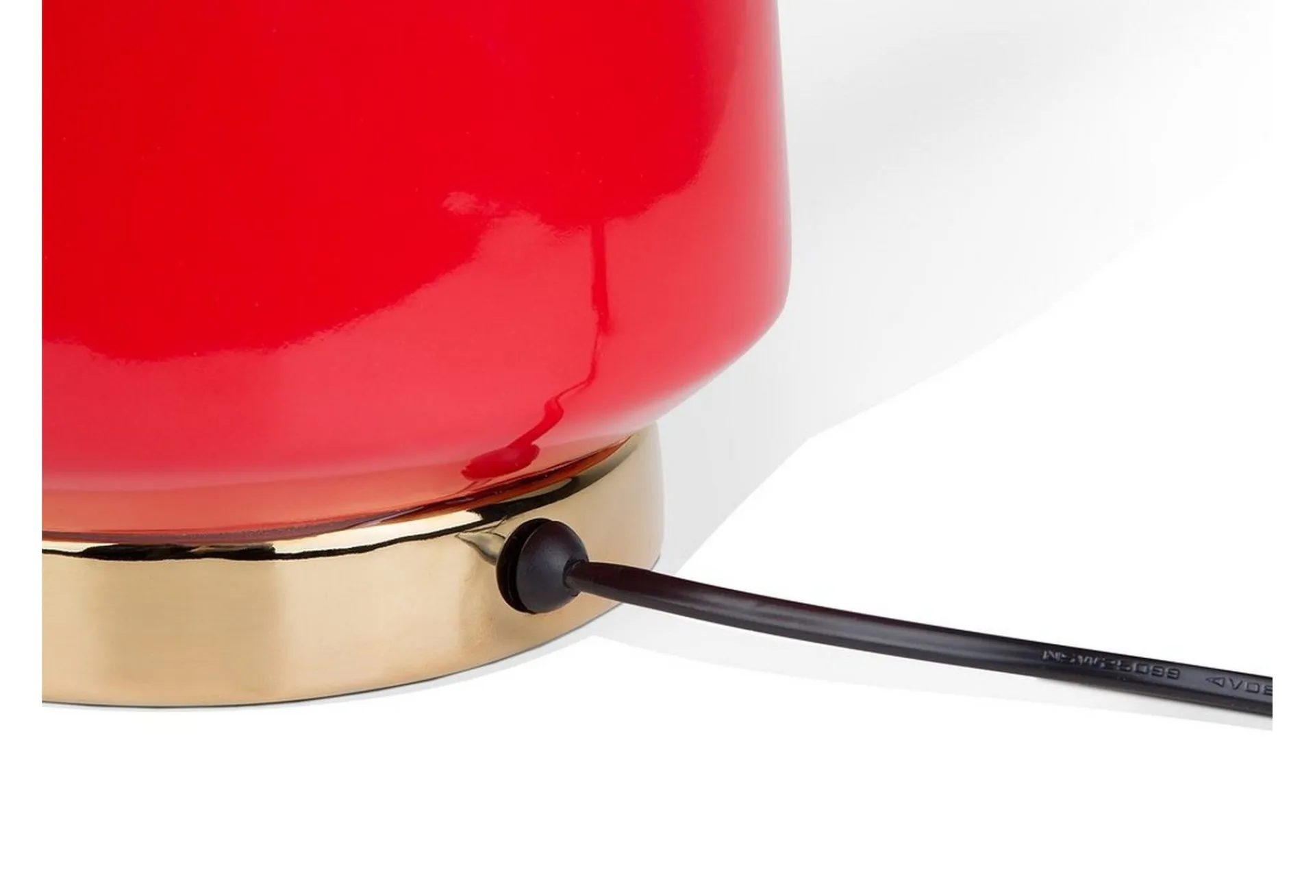 Bordlampe|Vinduslampe-Triversa Bordlampe 32 cm Rød