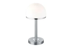 Trio Lighting Bordlampe|Soveromslampe-Troge Bordlampe LED Stål