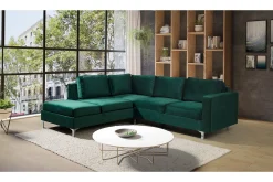 Velour Sofa & Fløyel Sofa|Sofa Med Sjeselong-Truro Hjørnesofa Divan Venstre Biscaya 1