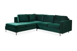 Velour Sofa & Fløyel Sofa|Sofa Med Sjeselong-Truro Hjørnesofa Divan Venstre Biscaya 1