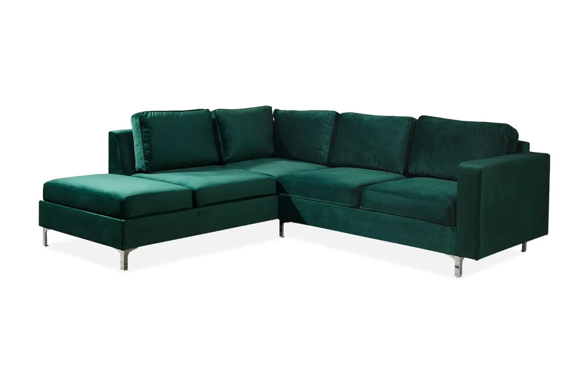 Velour Sofa & Fløyel Sofa|Sofa Med Sjeselong-Truro Hjørnesofa Divan Venstre Biscaya 1