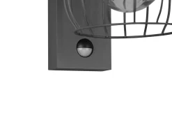 Trio Lighting Entré|Fasadebelysning-Tuela Vegglampe med rørelsesensor Antrasitt Antracit