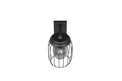 Trio Lighting Entré|Fasadebelysning-Tuela Vegglampe med rørelsesensor Antrasitt Antracit