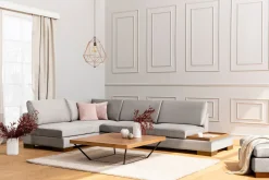 Tulima Sofa med Sjeselong m Krakk Venstre