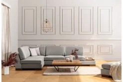 Tulima Sofa med Sjeselong m Krakk Venstre