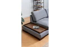 Tulima Sofa med Sjeselong m Krakk Høyre