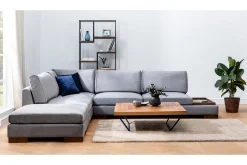 Tulima Sofa med Sjeselong m Krakk Venstre
