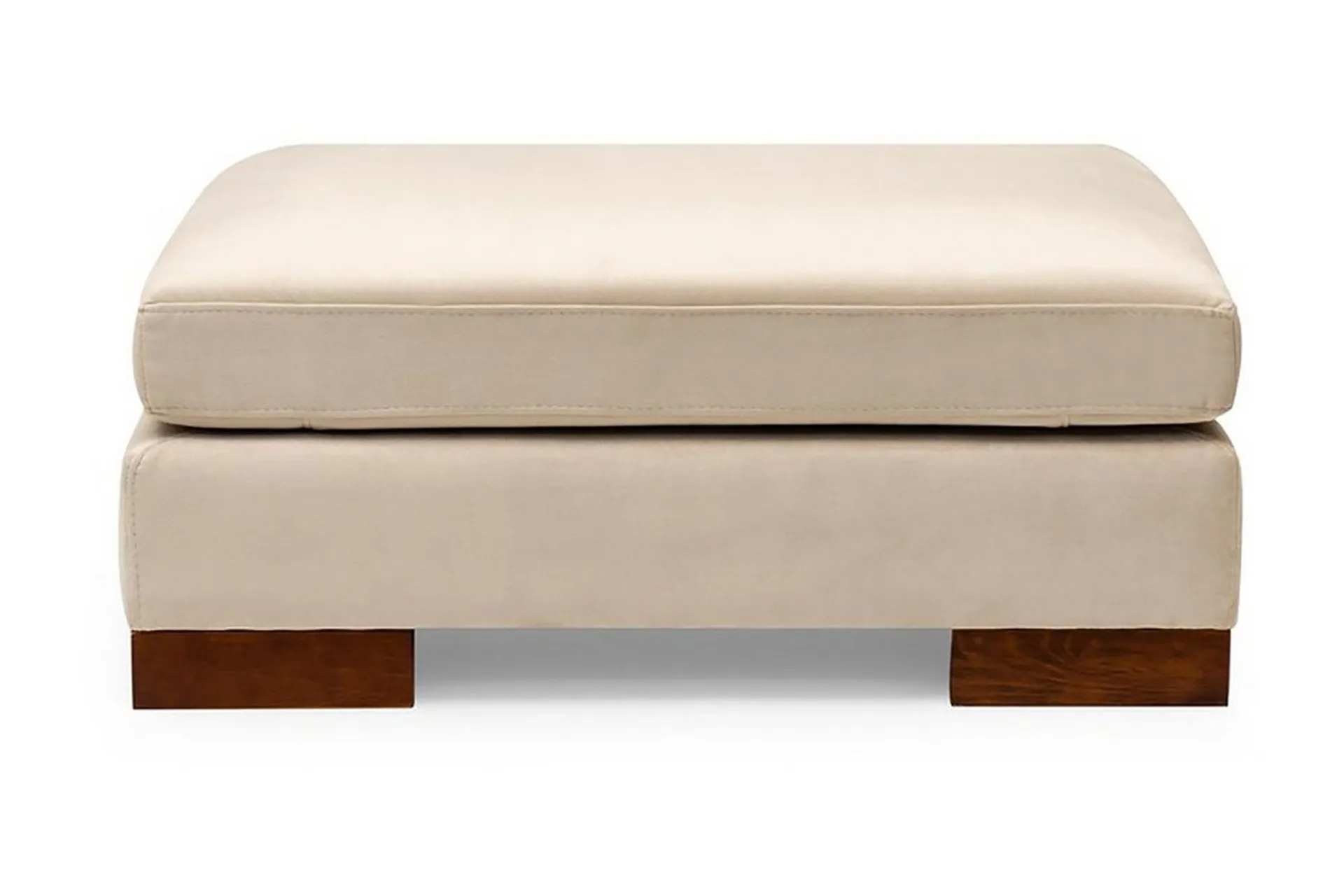 Hjørnesofa-Tulima Sofa med Sjeselong m Krakk Venstre Beige