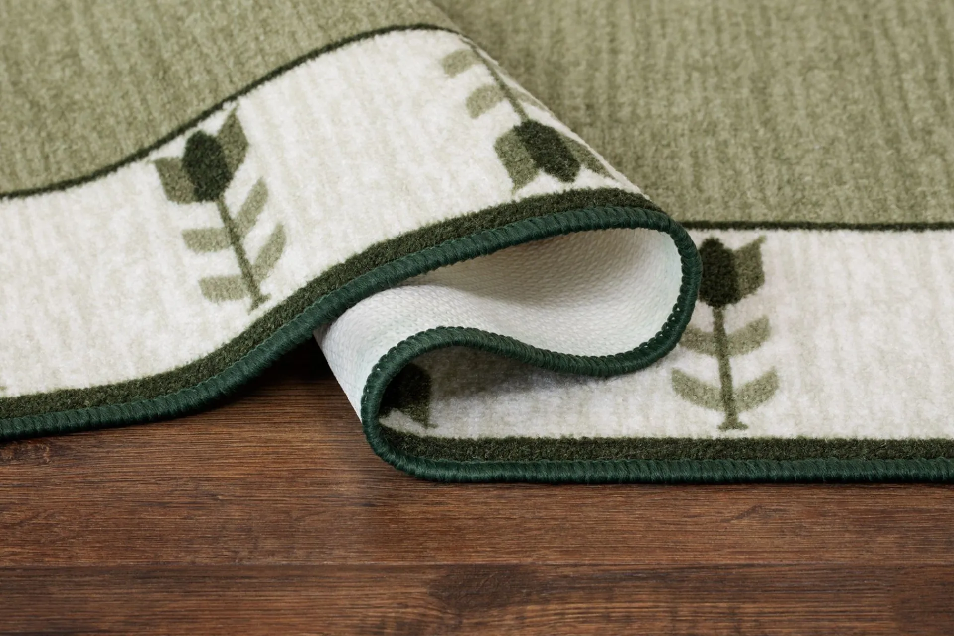 KM Home Flatvevde Tepper-Tulpan Flatvevd Matte 160x230 cm Grønn