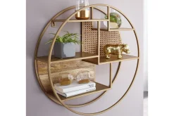 Wohnling Vegghylle-Tultered vegghylle Brun