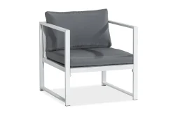 Comfort Garden Veranda & Terrasse|Loungemøbler Salg-Tunis Sofagruppe Hvit,Grey