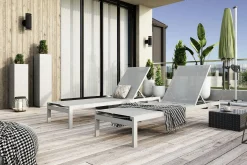 Comfort Garden Hengestoler|Utelenestoler-Tunis Solseng Hvit