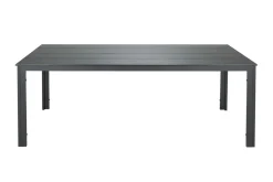 Comfort Garden Loungebord & Sofabord Utendørs-Tunis ute spisebord 205x90 cm rektangulært Svart