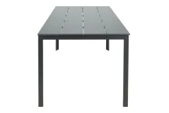 Comfort Garden Loungebord & Sofabord Utendørs-Tunis ute spisebord 205x90 cm rektangulært Svart
