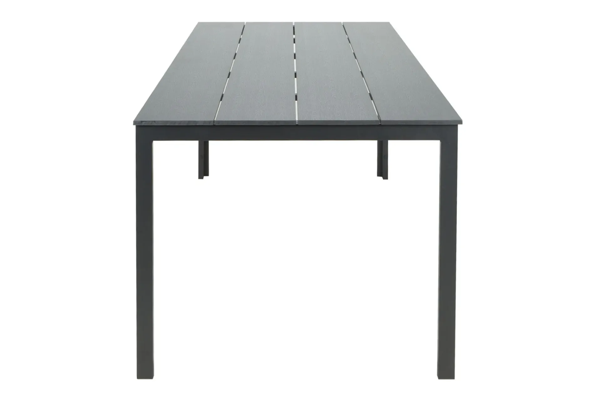 Comfort Garden Loungebord & Sofabord Utendørs-Tunis ute spisebord 205x90 cm rektangulært Svart