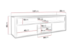 TV-benk 137 cm