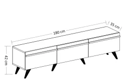 Tv-benk 180 cm