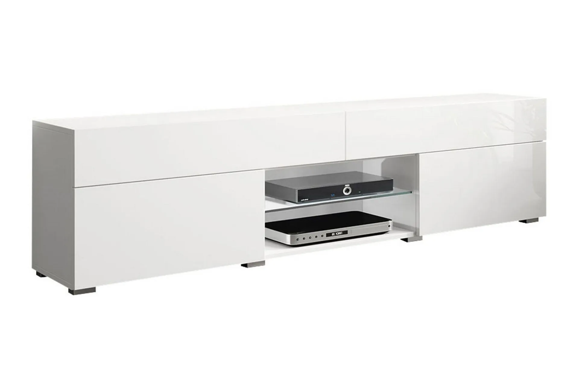 Tv-Benk & Mediabenk-Tv-benk 180x45 cm Hvit Høyblank