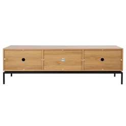 Tv-Benk & Mediabenk-TV-bord HOME4YOU Cindy 180x40x55 cm MDF eik lys eik